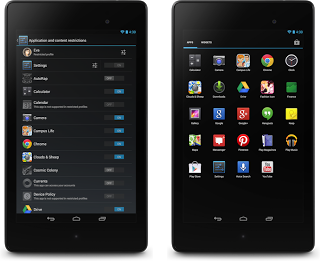 profile restrictionate android 4.3